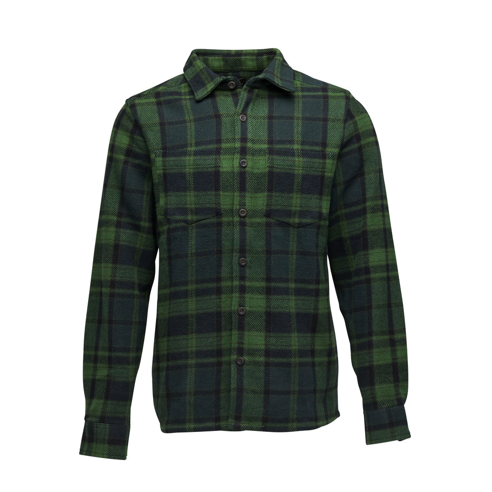 Flax-Black Plaid