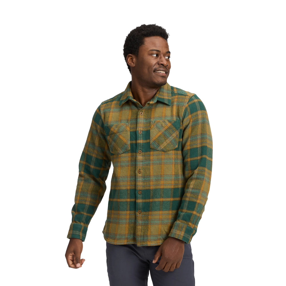 Flax-Black Plaid