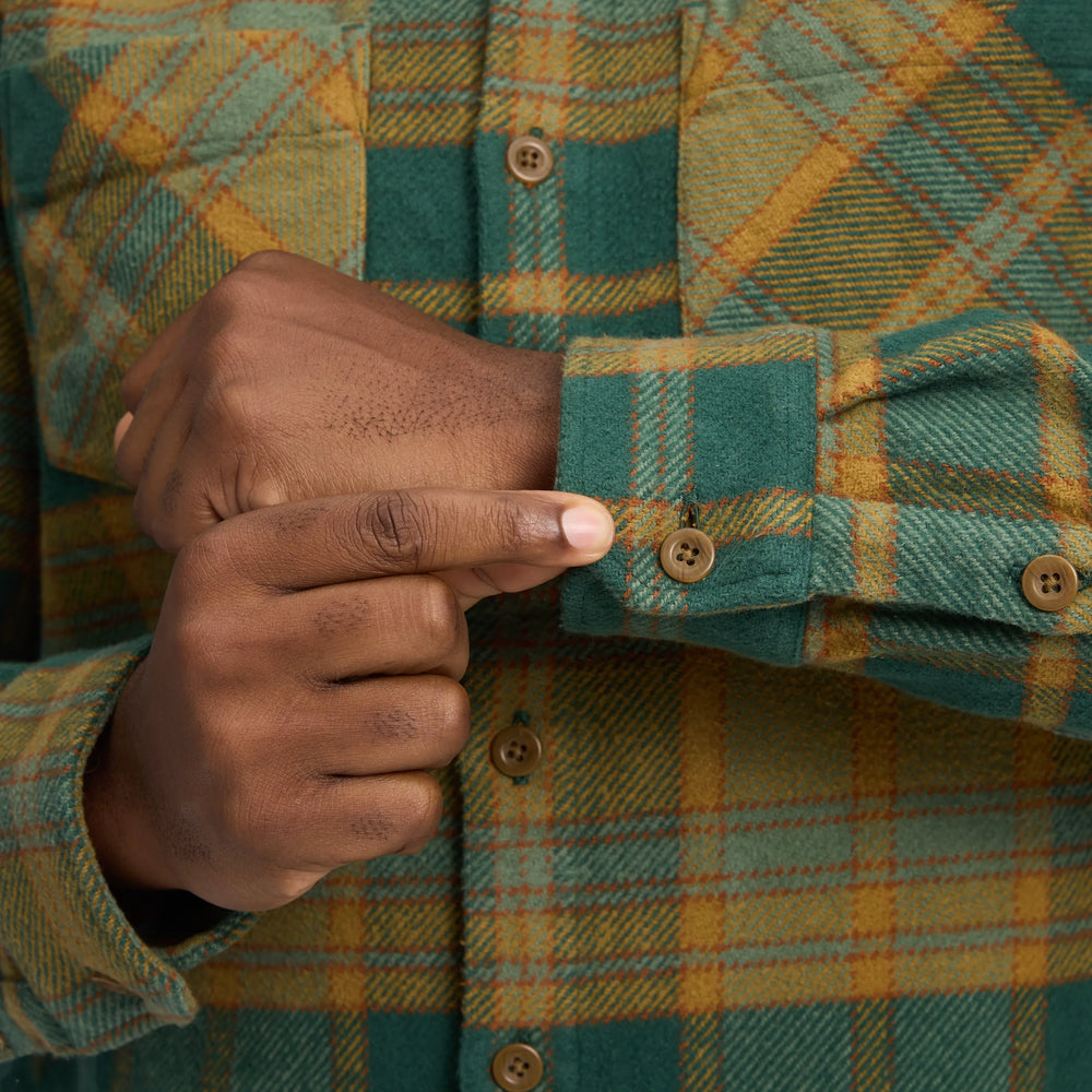 Flax-Black Plaid
