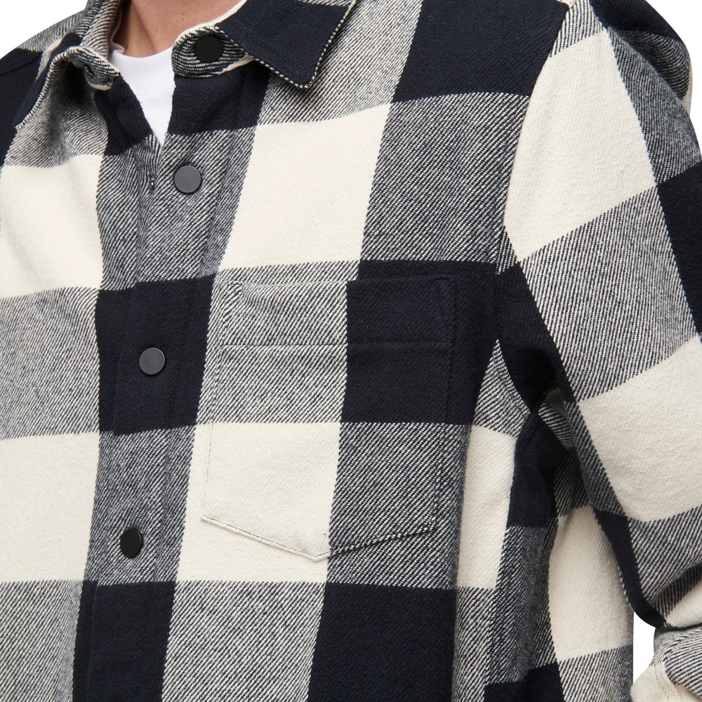Black-Off White Plaid