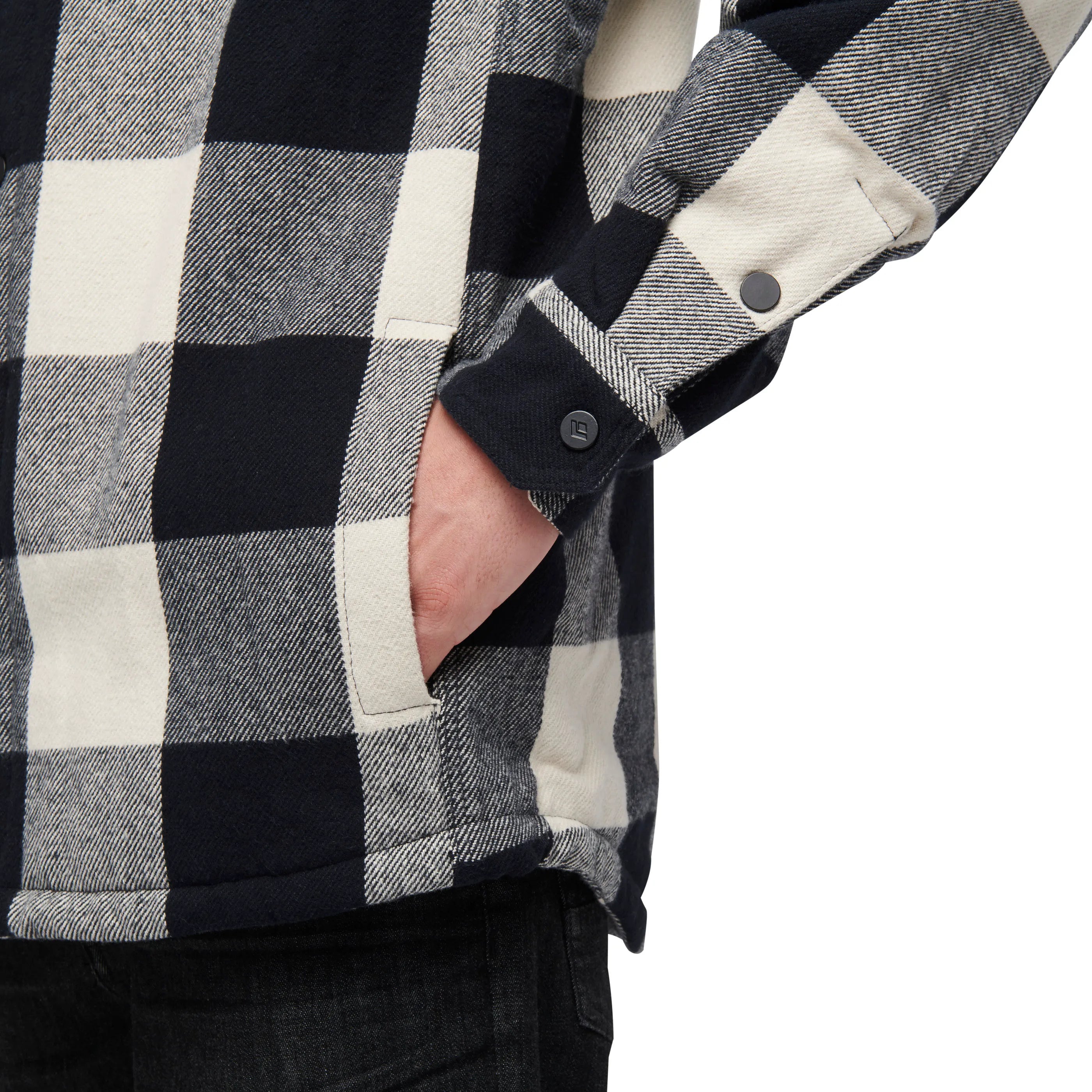 Black-Off White Plaid