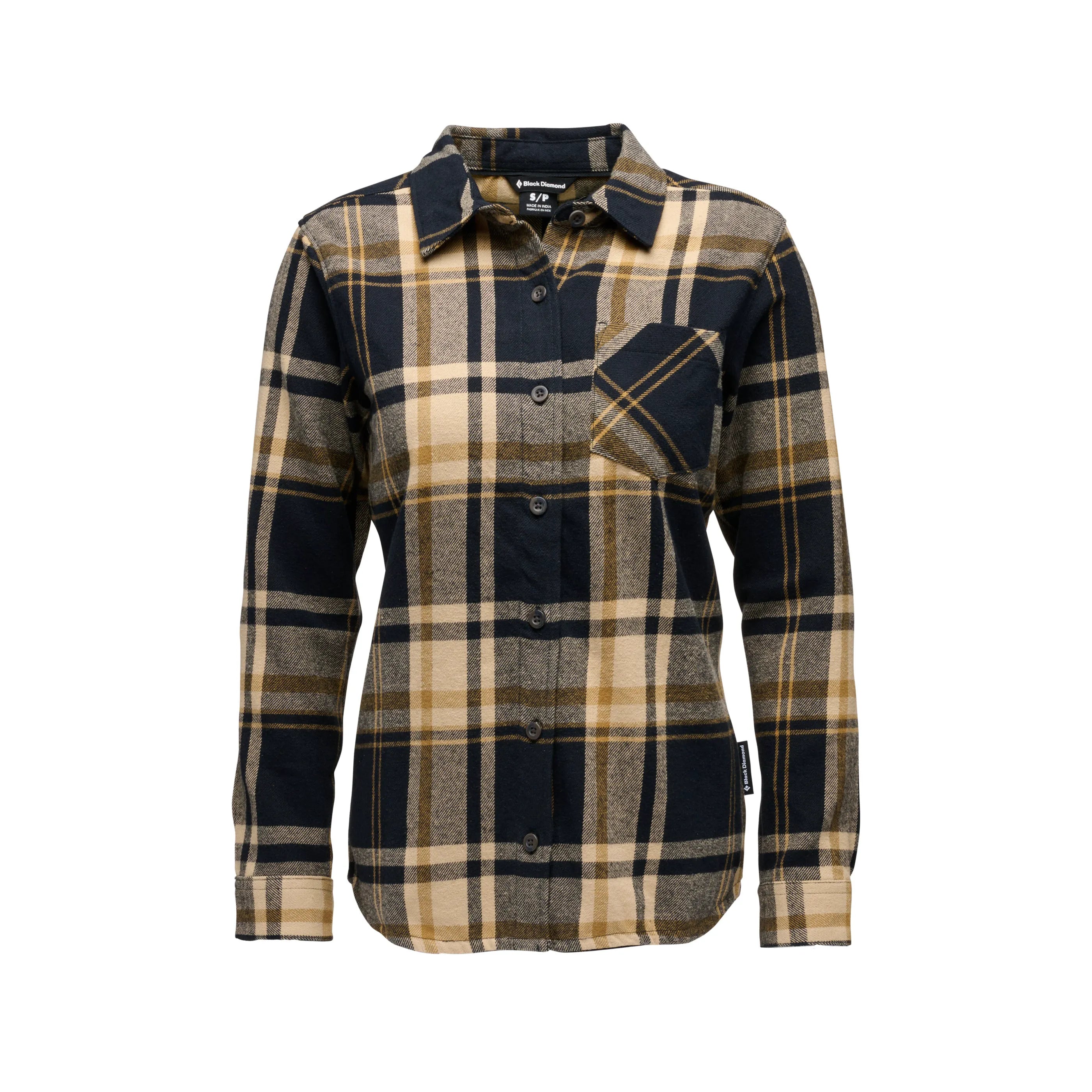 Khaki-Black Plaid