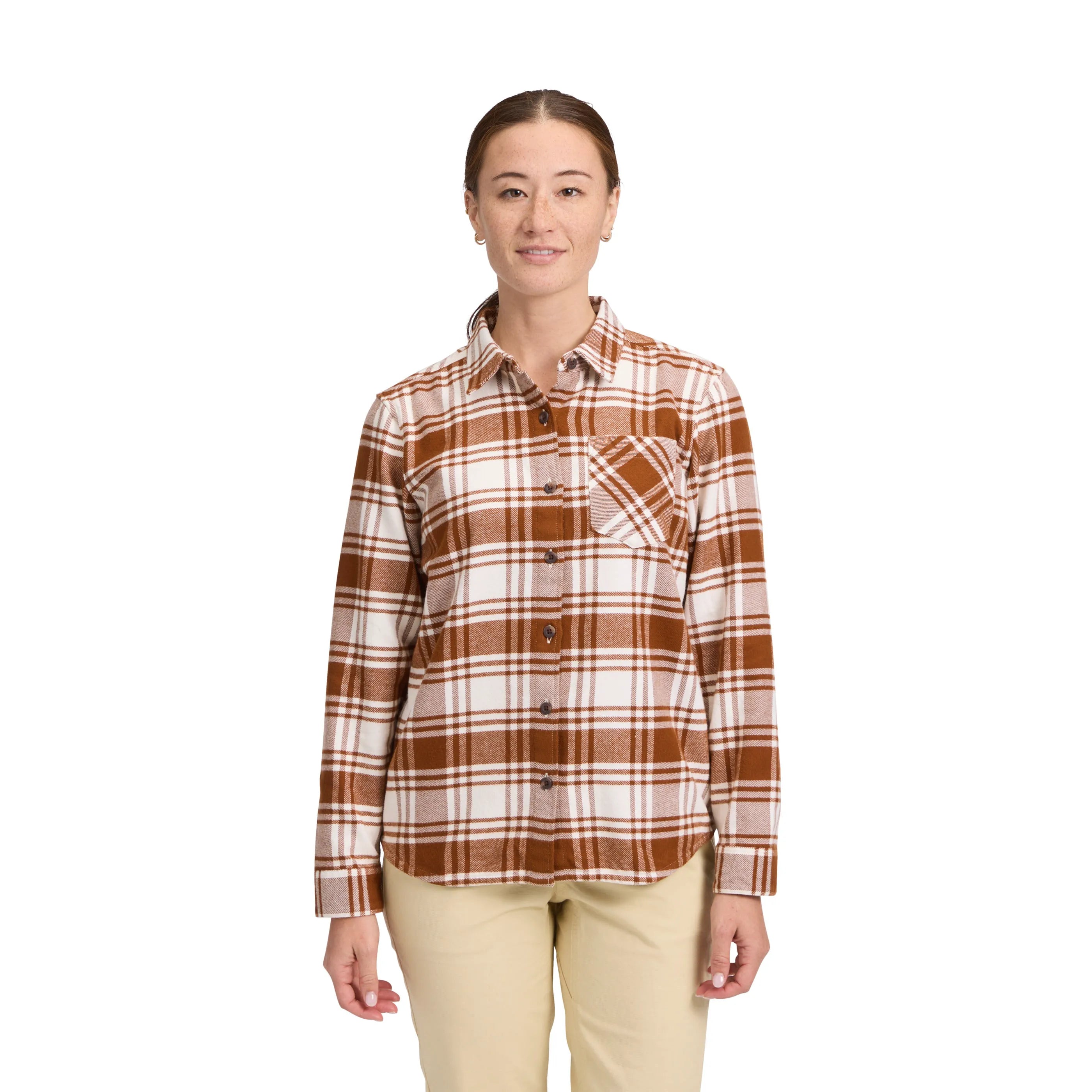 Khaki-Black Plaid