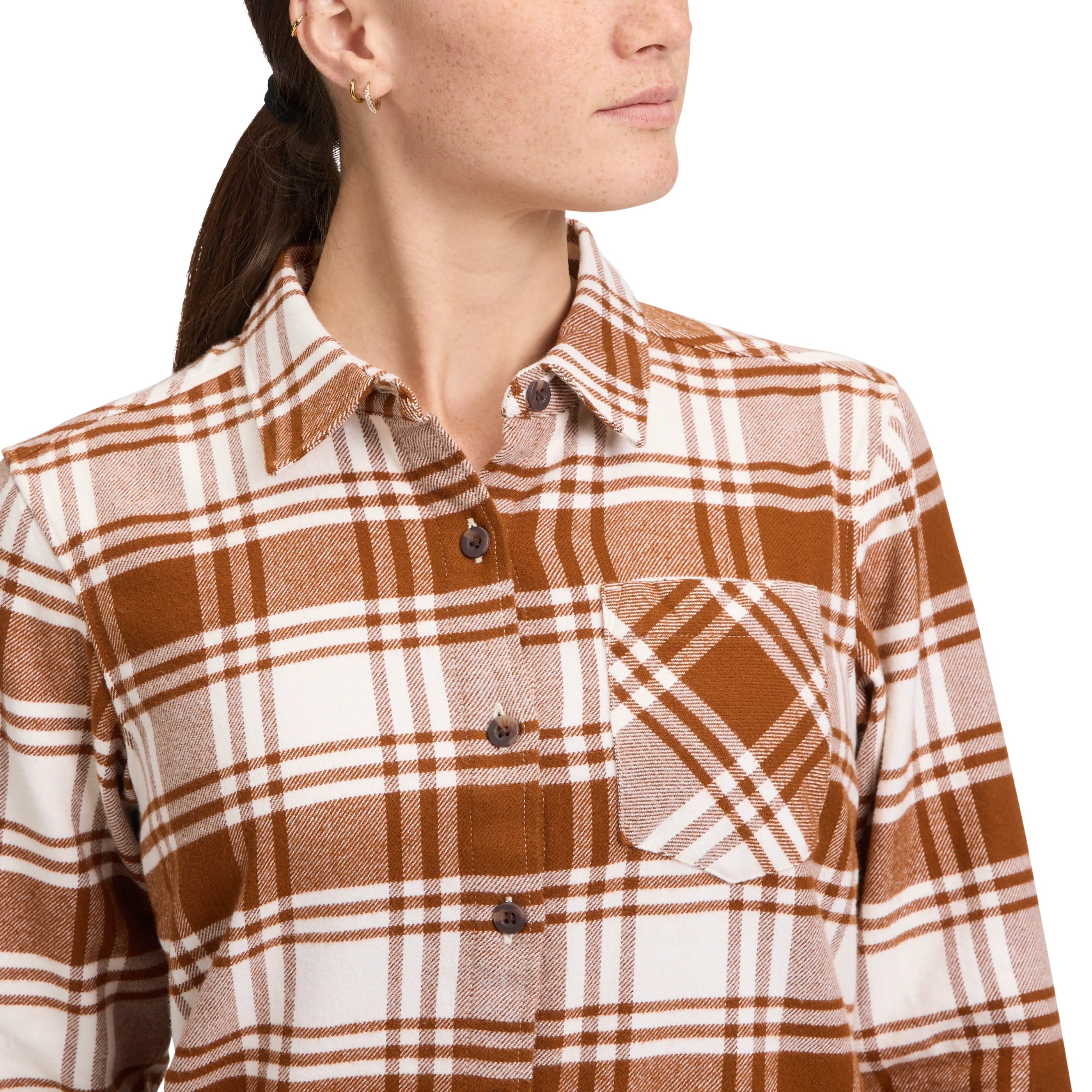 Khaki-Black Plaid