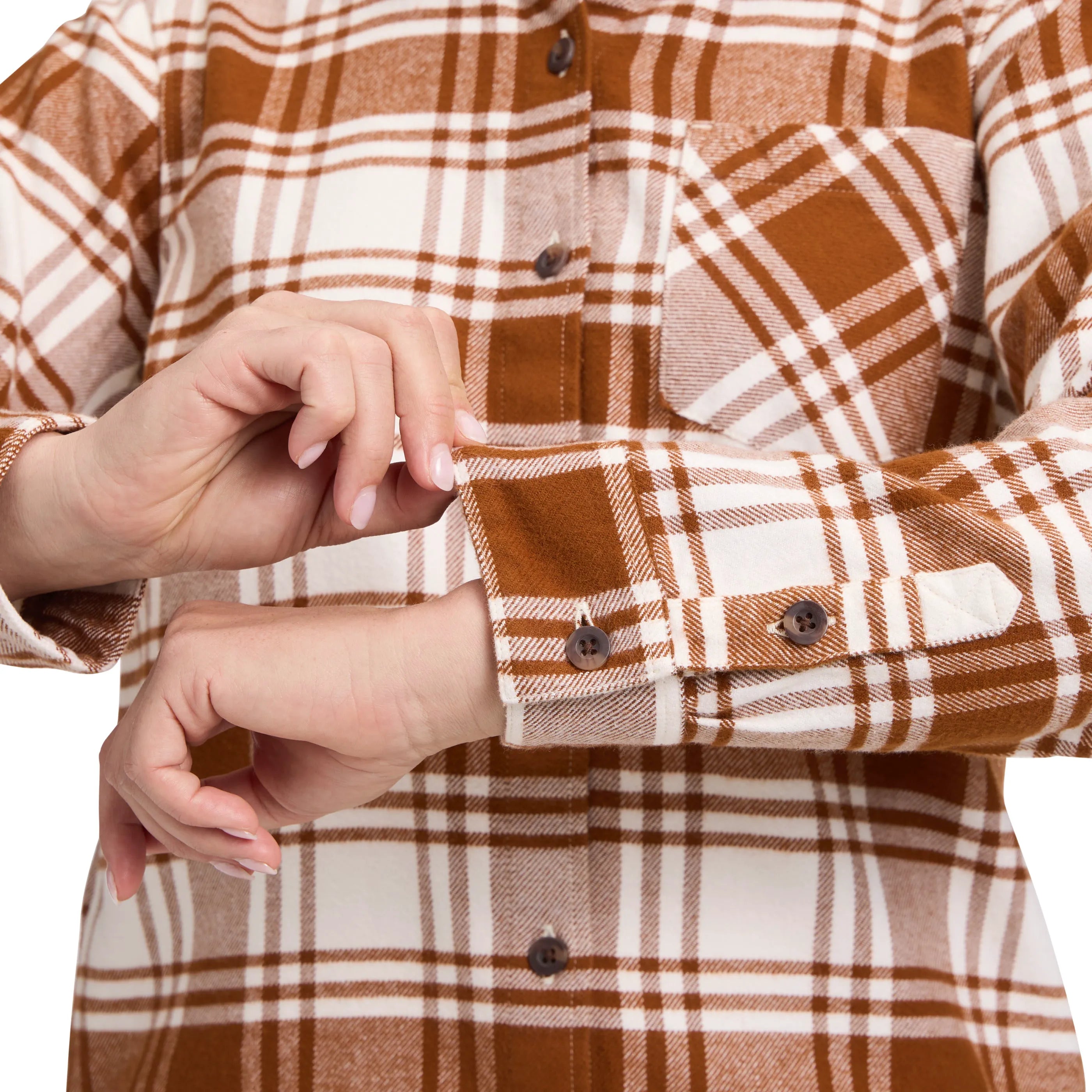 Khaki-Black Plaid