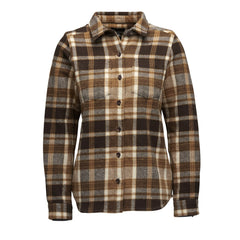 Bark Brown-Off White Plaid