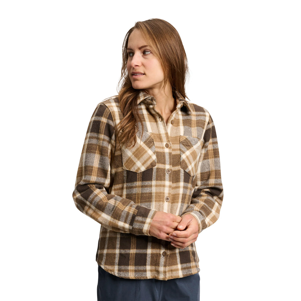 Bark Brown-Off White Plaid