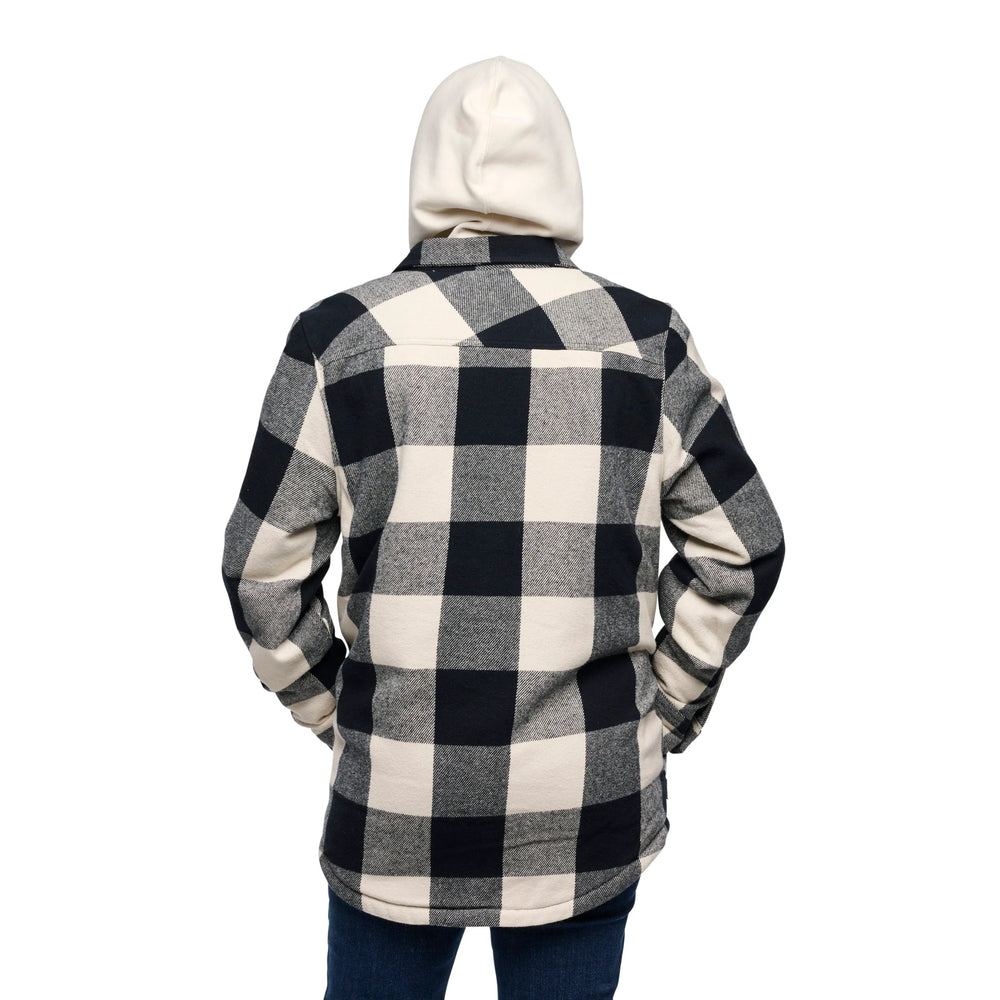 Pale Mauve-Off White Plaid