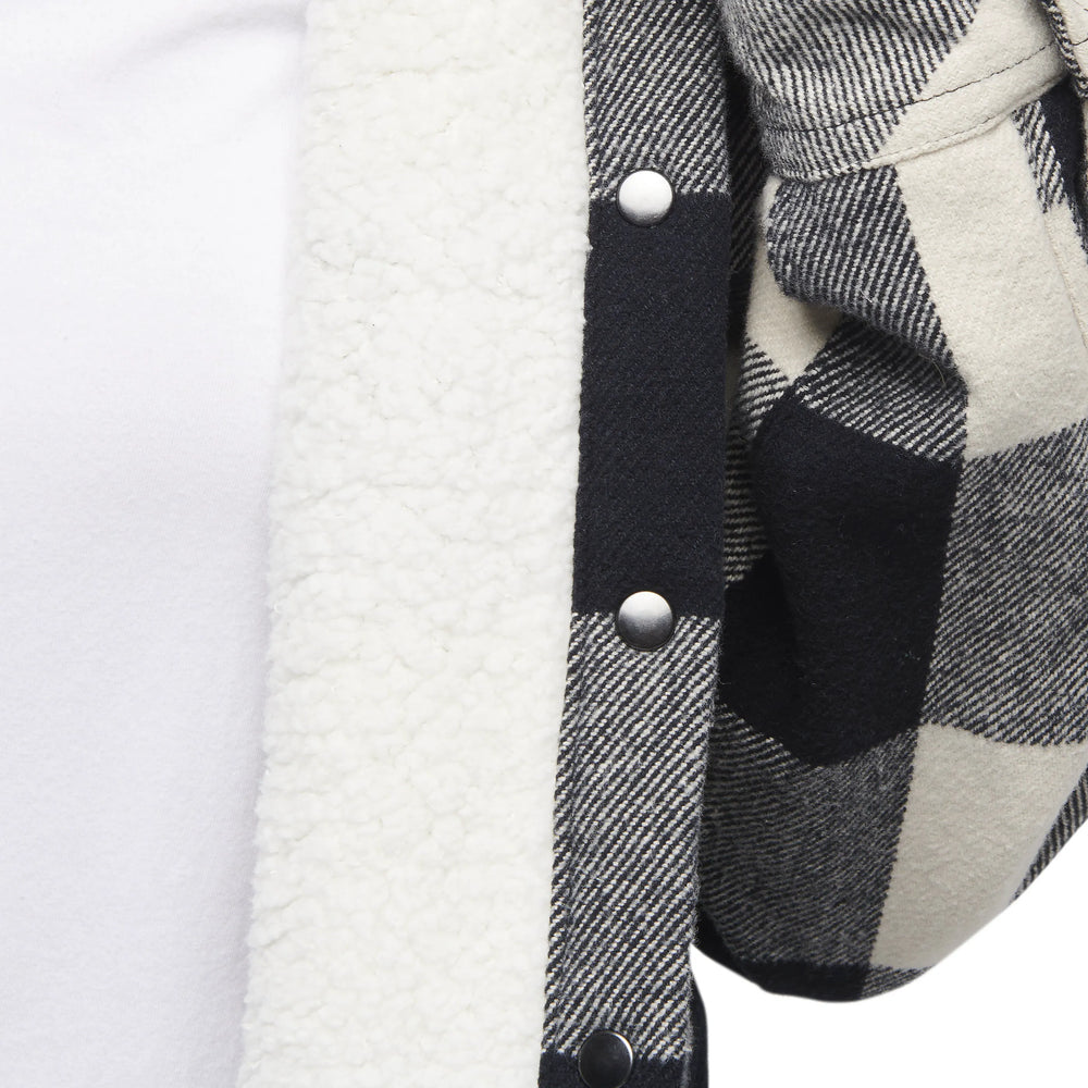 Pale Mauve-Off White Plaid